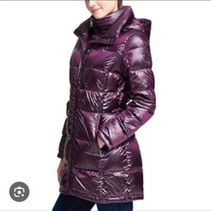 Women's Andrew Marc packable Purple down Jacket